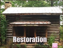 Historic Log Cabin Restoration  Sherwood, Ohio